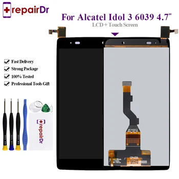 

4.7" For Alcatel Idol 3 LCD display + Touch Screen Digitizer Assembly 6039 6039A 6039K 6039Y For Alcatel Idol 3 6039 Lcd Screen