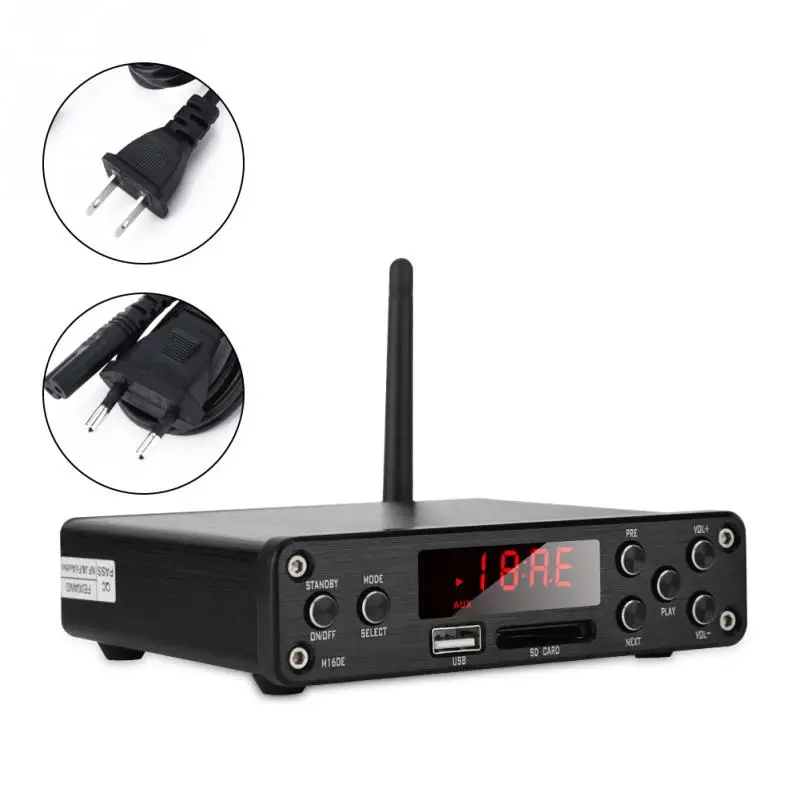 

HIFI High Power Bluetooth Amplifier 100-240V Remote Control Stereo Audio Digital Amplifier 2018 new style Amplifiers