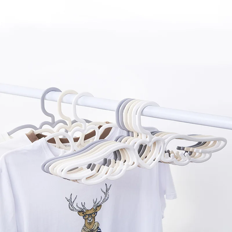 

Wings hangers hanging clothes scarves tie plastic non-slip multi-function adult angel wings drying rack