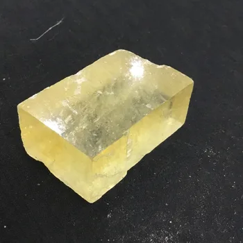 

Natural unpolished iceland spar cube raw Calcite Rough oranger Calcspar
