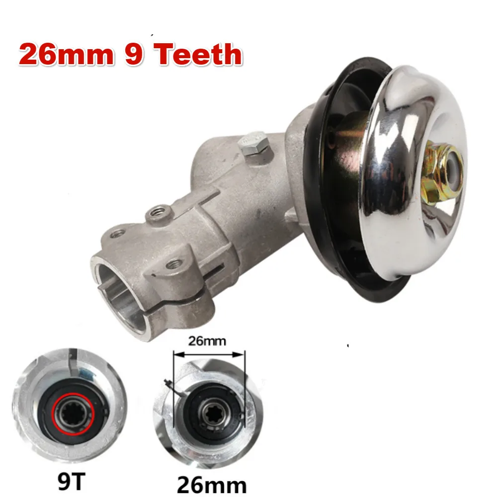 26/28 мм 7/9T косилка Шестерни редуктор насадки триммерная нейлоновая газонокосилка части - Цвет: 26mm 9T