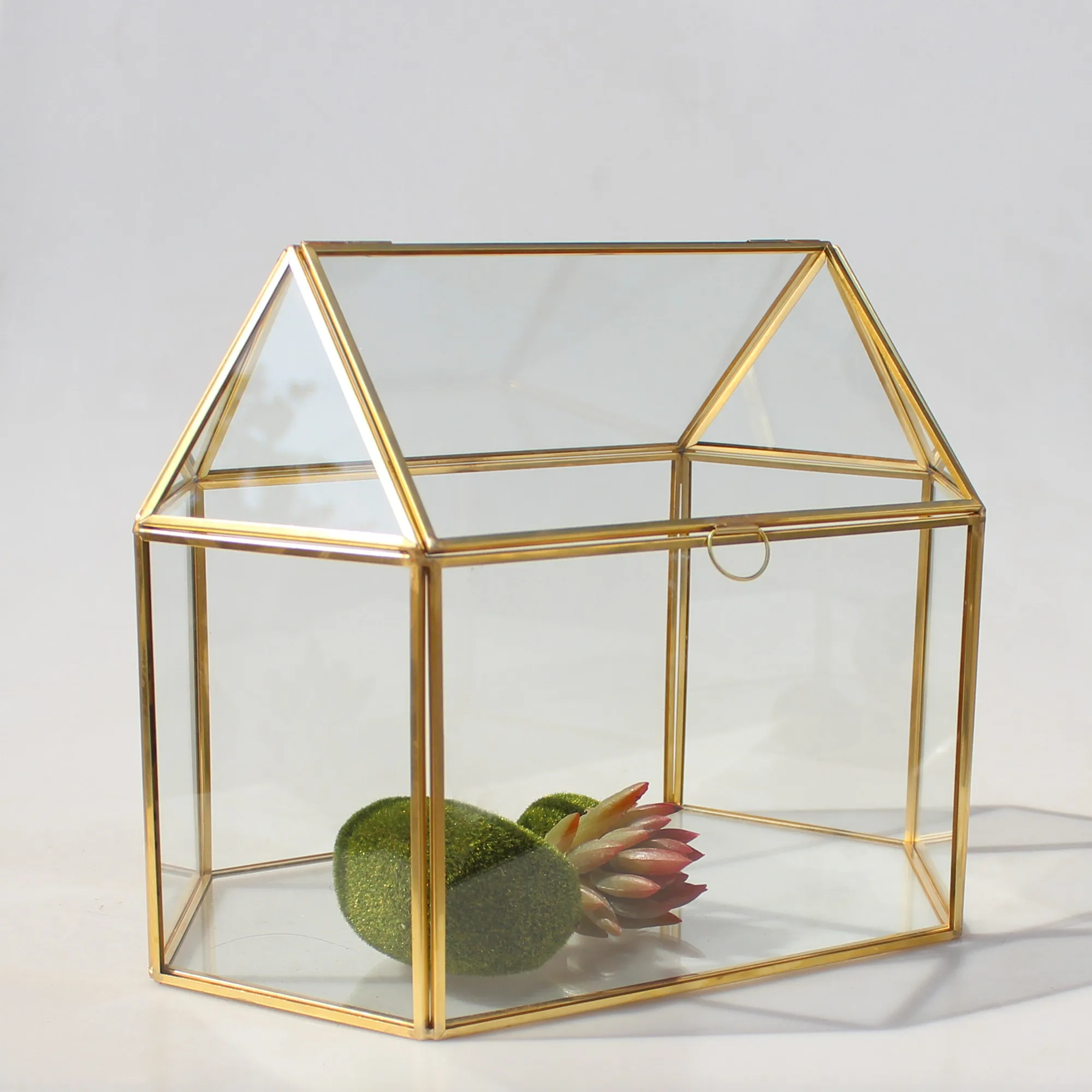 Ncyp Modern Glass Terrarium Box House Terrarium Container Geometric Succulent Planter For Jewelry Box Wedding Card Box Bottles Jars Boxes Aliexpress