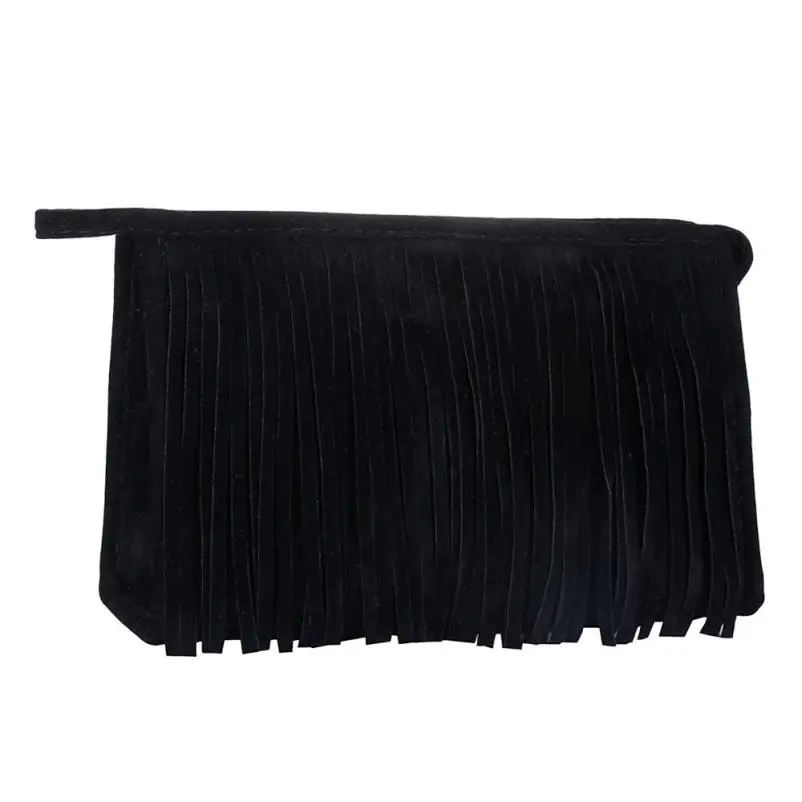 

2015 New Makeup Bag Tassel Portable Print Travel Casual Storage Bags PU Leather osmetic Organizer Container Pouch Cases bolsa
