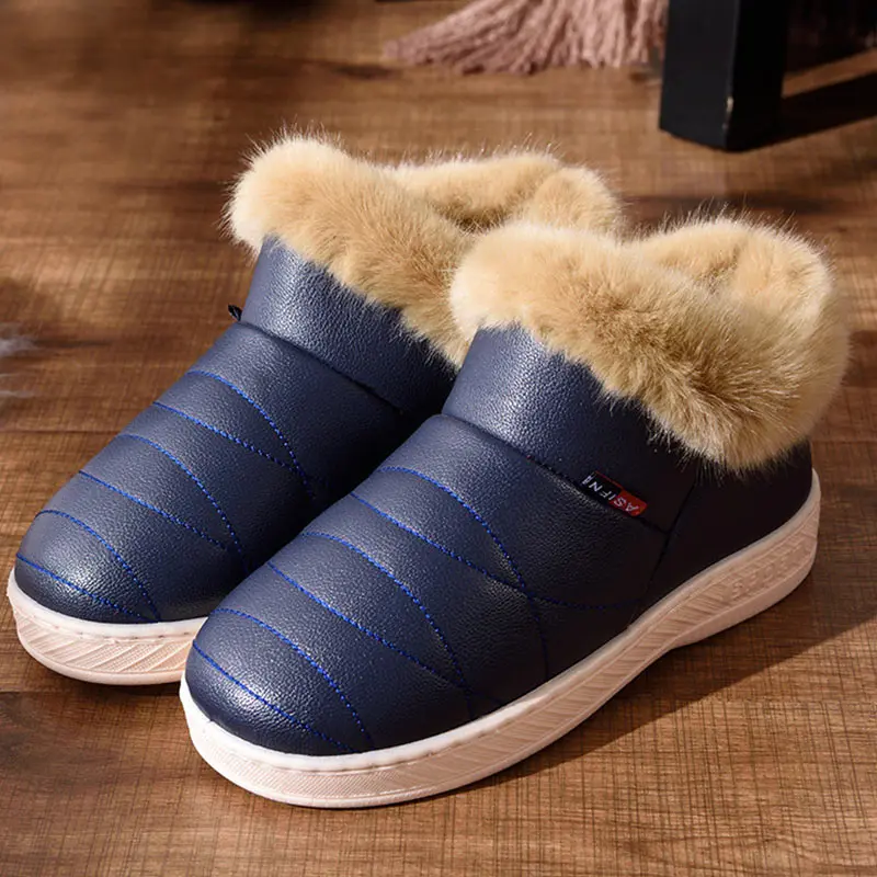 Зимние женские ботинки; модные зимние ботильоны; Женская водонепроницаемая обувь с плюшевой стелькой на толстой подошве; botas mujer