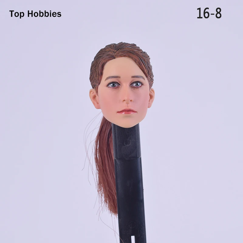 

KUMIK Female Head Sculpt Carving Hair 1/6 Scale Long Scorpion White Skin 16-8 European beauty Model Fit 12 Inch Hottoys Figure