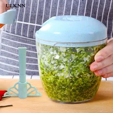 Многофункциональный измельчитель для мяса ручная чеснокодавка экологически чистый материал Пшеничная солома кухонные инструменты 0602