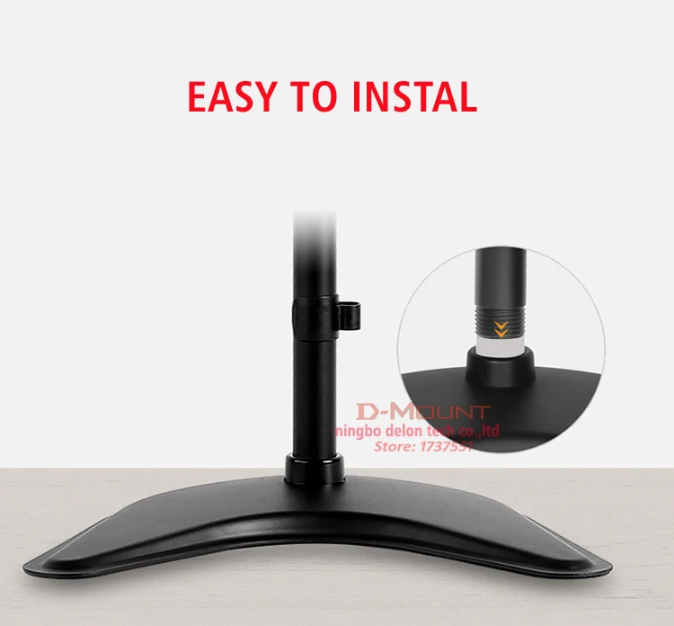 four screen 360 rotate big base full motion 10"-27" 8kg lcd tv table mount 4 monitor desktop support screen bracket stand holder