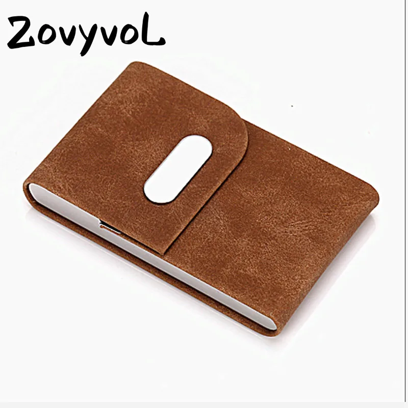 

ZOVYVOL Stainless Steel Business Name Card Holder High Quality Slim Card Case ID Credit Card Holder Creative Metal Solid Box