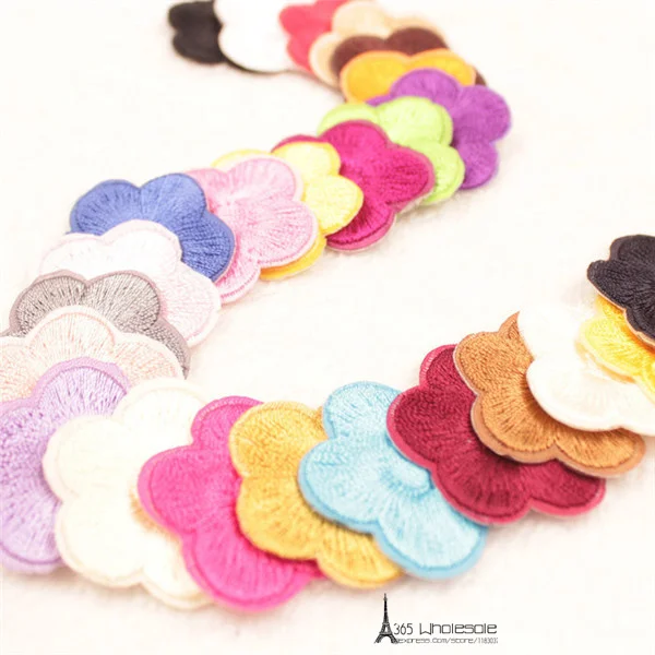 Cute flowers plum blossom cloth patches - 2