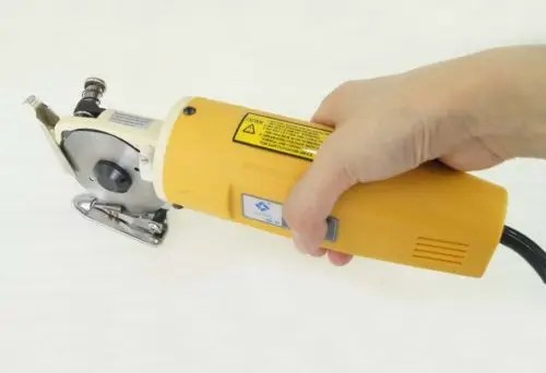 

220V 70mm Blade Electric Cloth Textile Cutter Fabric Cutting Machine Saw