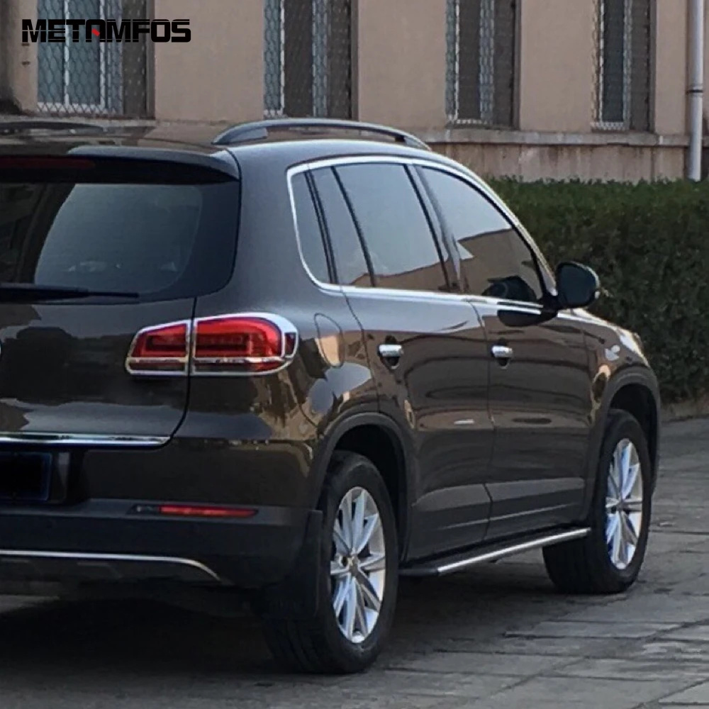 Хромированная задсветильник РА для Volkswagen Tiguan 2012 2013 2014 5dr хэтчбек накладка задняя