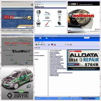 

2018 Newest alldata software Alldata and Mitchell 2015 Auto Repair Software Vivid workshop data Elsa all 35 softwares in 1TB HDD