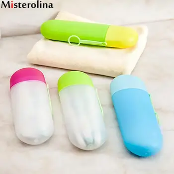 

1pcs Portable Travel Toothbrush Holder Box Protect Toothpaste Toothbrush Case Travel Accessories LKC9070