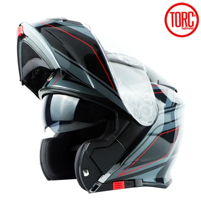 TORC moto rcycle шлем флип-ап шлем мото rbike moto rcross Полный лицевой шлем capacete cascos para moto ECE T271 гоночный шлем - Цвет: Design 5