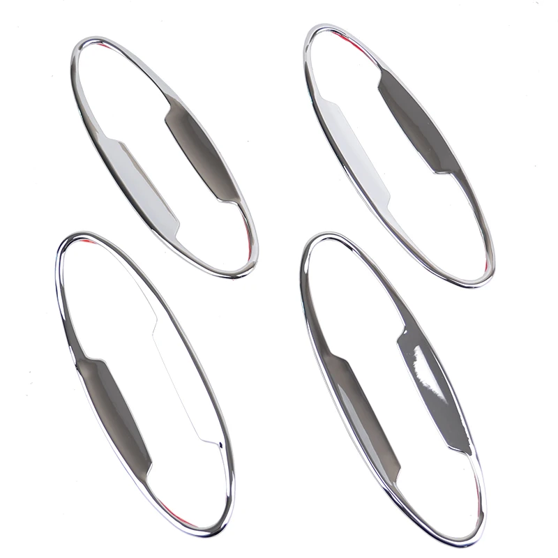 

FIT FOR 2009 2010 2011 2012 2013 2014 FORD FIESTA MK7 CHROME DOOR HANDLE CAVITY BOWL CUP TRIM INSERT Accessories