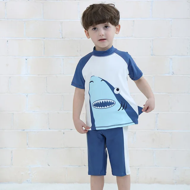 Best Price Kylinee Boys Swimsuit Shark Two Piece Swim suit Children's Swimwear Sunscreen Kid Bathing suit Beach Pool Swimming Striped Pant Best Price Kylinee Boys Swimsuit Shark Two Piece Swim suit Children's Swimwear Sunscreen Kid Bathing suit Beach Pool Swimming Striped Pant