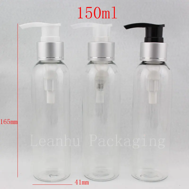

150ml X 40 empty transparent refillable lotion pump bottle ,5 oz DIY cosmetic container ,my bottle,makeup setting spray bottle