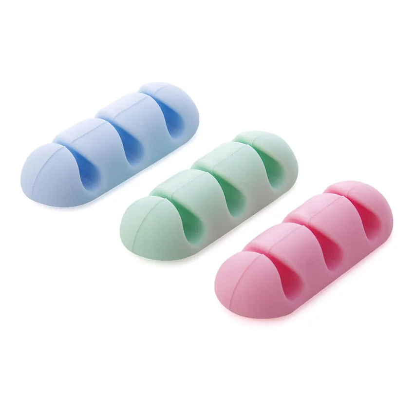 2 개/몫 자기 접착 케이블 클립 데스크탑 USB 코드 와이어 고정 주최자 충전기 라인 스티커 클램프 벽 마운트 플러그 배치