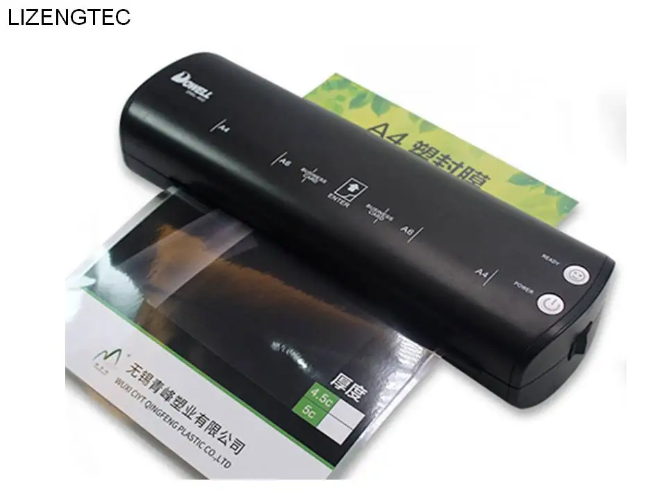 

Free Shipping LIZENGTEC New Professional Office New Design Hot Fast Warm-Up Roll Laminator Machine for A4 Paper Document Photo