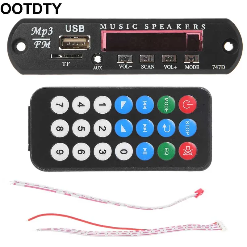 

Micro USB Power TF Radio MP3 Decoder Audio Board For Car Remote Music Speaker