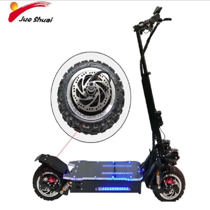 

60V 1600W Scooter Electric Motor Off Road/Road Tire Electrico Motor Hub Engine Wheel for 11" Hoverboad Skateboard Kick E Scooter