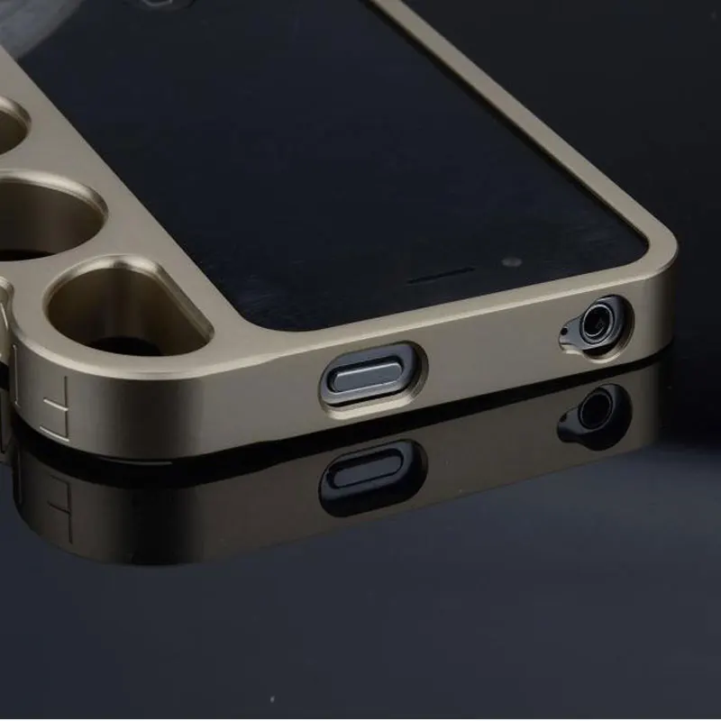 Алюминиевый сплав бампер для IPhone 7 7 plus Мода Господь Кольца Knuckles Finger Телефон кадров чехол 4,7/5,5 дюймов