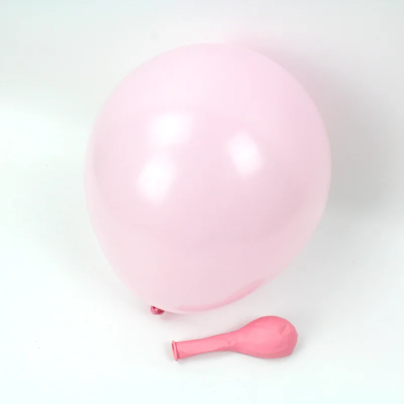50 шт., 10 дюймов, латексные шары в виде макарон, яркие цвета, шары в романтическом стиле INS, балоны для маленьких девочек, украшения для первого дня рождения - Цвет: 10inch MKL pink