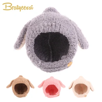 

Soft Fleece Baby Hat winter Long Ears Cartoon Bonnet Enfant Accessories Baby Cap Cute Rabbit Warm Winter Hats for Kids 1PC
