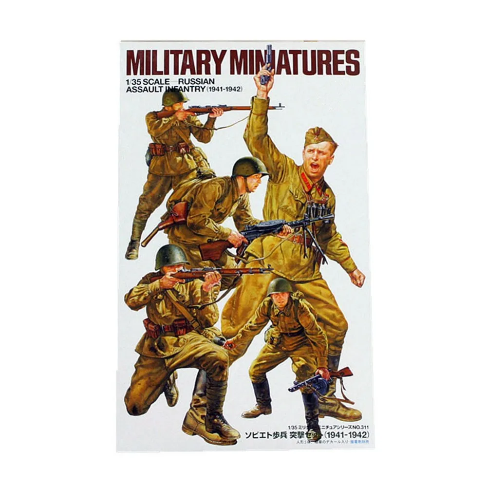 Tamiya 35311 1/35 набор русской штурмовой пехоты 1941 1942 миниатюрные сборные военные