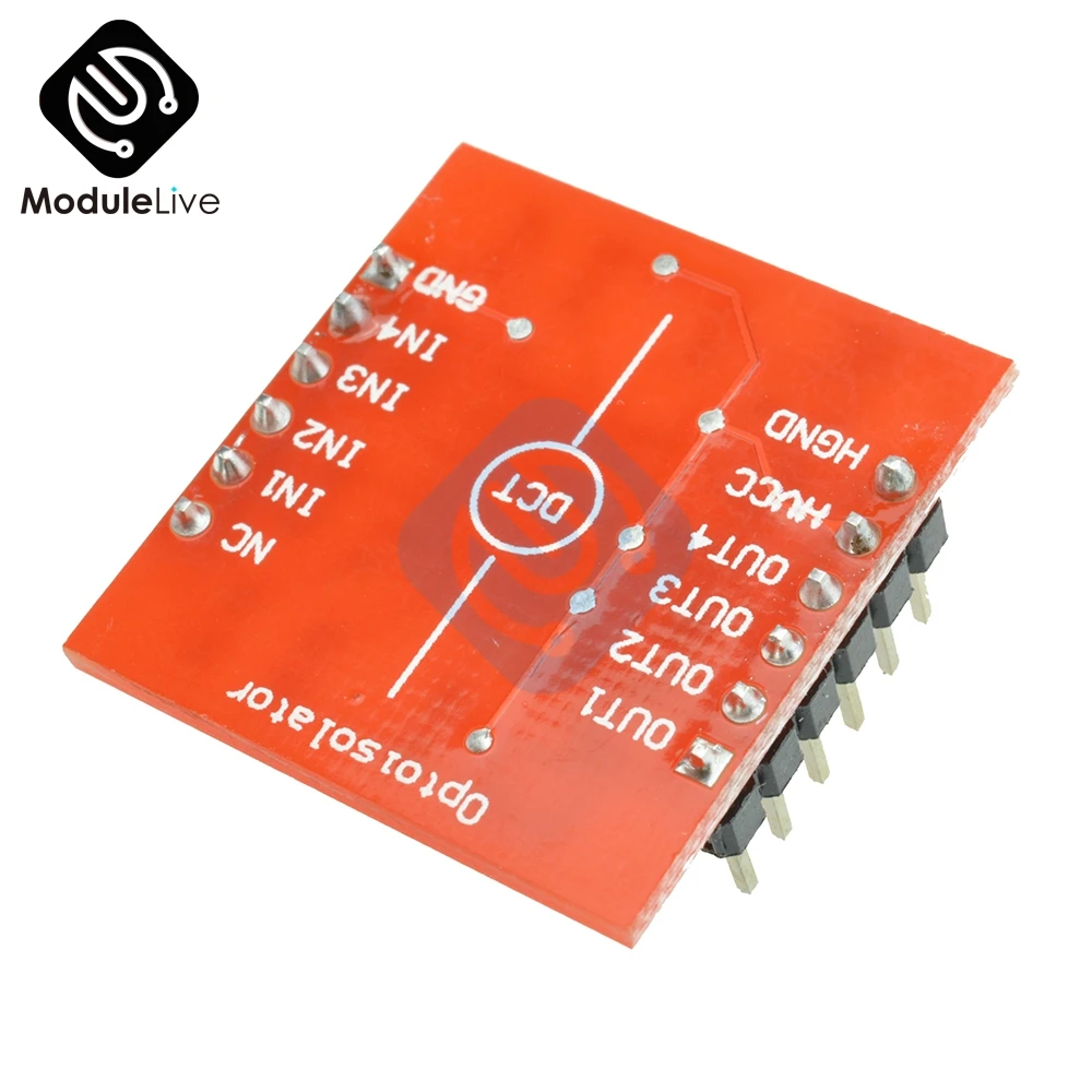 TLP281 4 канальный оптоизолятор IC модуль для Arduino Плата расширения высокий и низкий