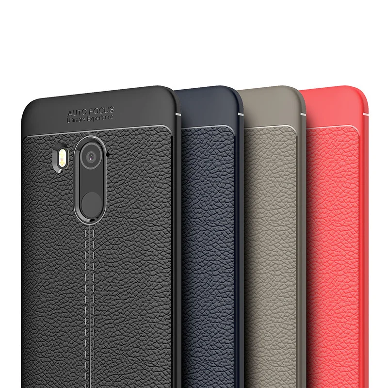 

Lichi Pattern Luxury Leather Case Back Cover Matte Case For HTC U11 eyes HTC U11 Plus HTC U11 Life U12 Plus HTC D12 d12 plus