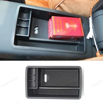 

Car Coin phone Organizer Black Plastics Case Armrest Storage Box Container Money card Holders Clapboard Tray for Audi A3