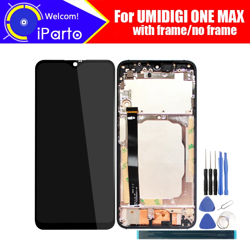 6,3 дюймовый UMIDIGI ONE MAX lcd дисплей+ кодирующий преобразователь сенсорного экрана в сборе lcd+ сенсорный дигитайзер для ONE MAX+ Инструменты