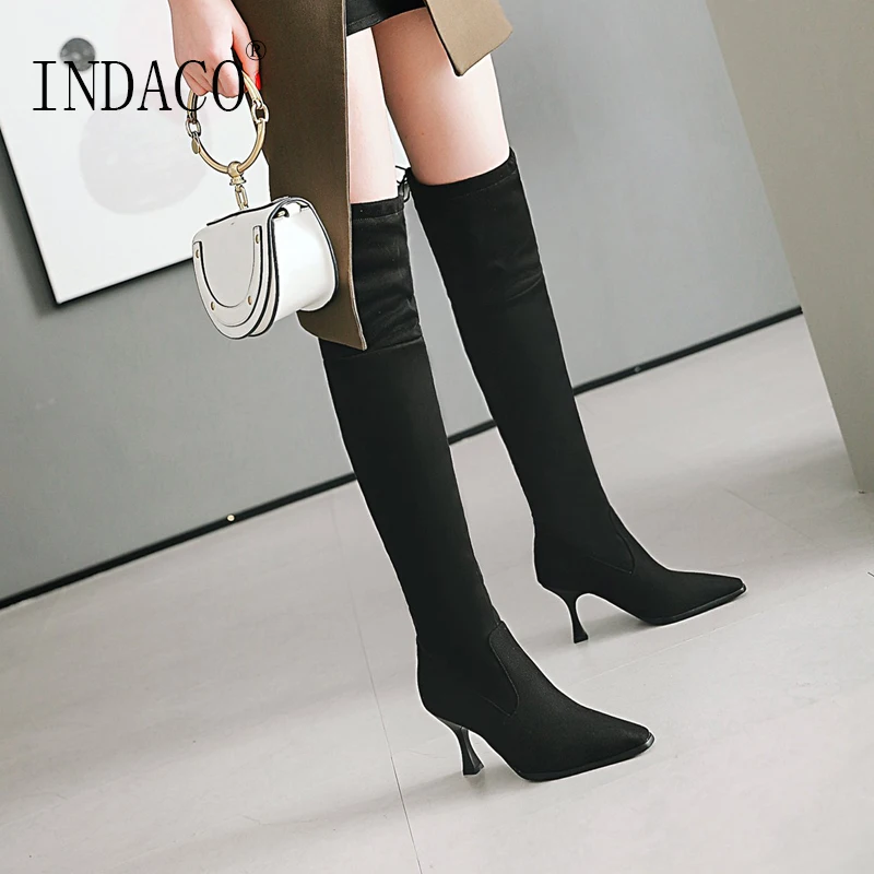 

Boots Women Knee High Boots 2019 Fashion Winter Boots Women 8cm