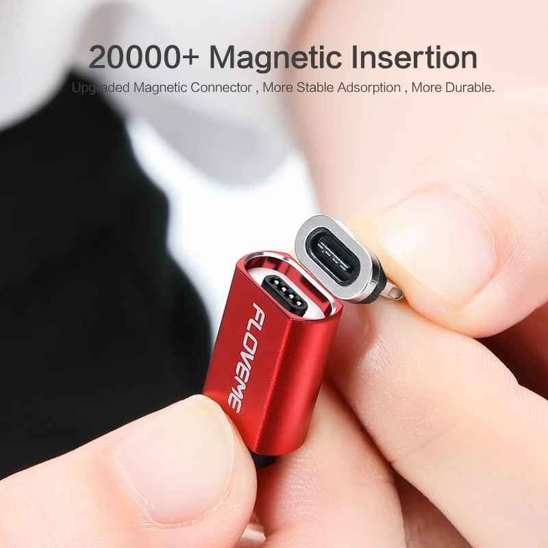 FLOVEM Магнитный кабель Micro USB C type C провод для iPhone 3A светодиодные полосы короткий зарядный кабель магнит зарядное устройство для samsung Xiaomi Кабо