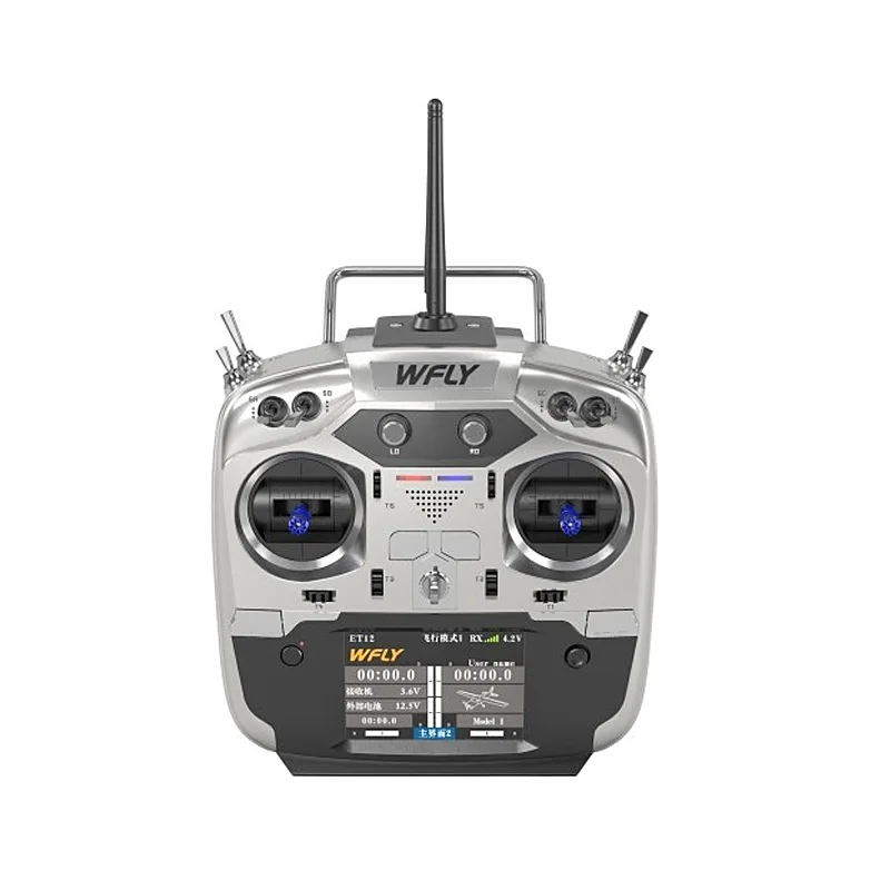 

FATJAY WFLY ET12 2.4g 12CH Radio System Transmitter with RF209S Receiver for RC Car RC Boat RC airplane