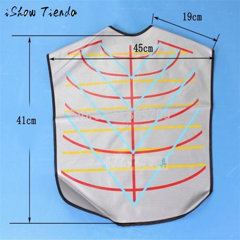 43*68 см, Профессиональная парикмахерская накидка, водонепроницаемая накидка для окрашивания волос, накидка для парикмахера, накидка для парикмахера