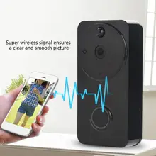 Низкая Мощность видеодомофон Wi-Fi видео-телефон двери дверной звонок WI-FI дверной звонок Камера для квартиры ИК сигнализации Беспроводной безопасности Камера