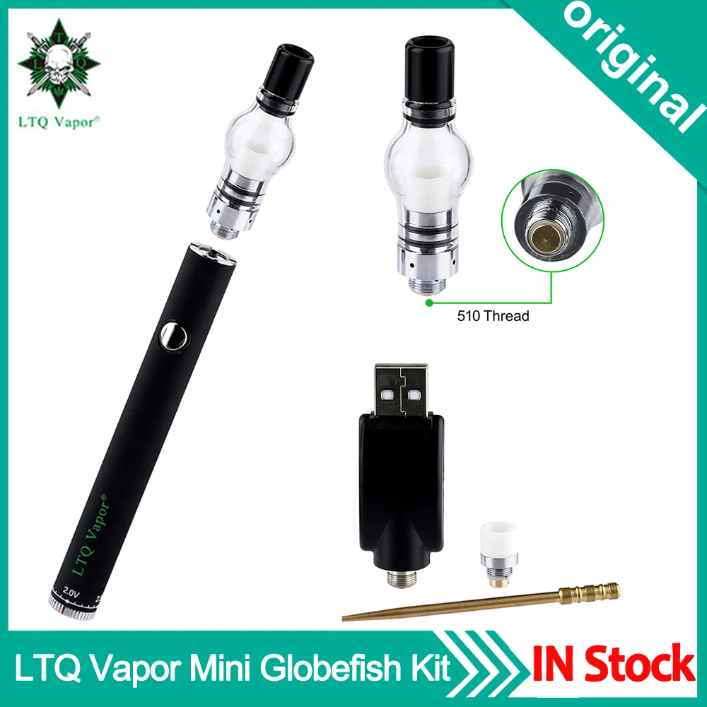 Оригинальный LTQ мини Globefish воск Vape ручка 380 мАч стартовый комплект на аккумуляторе