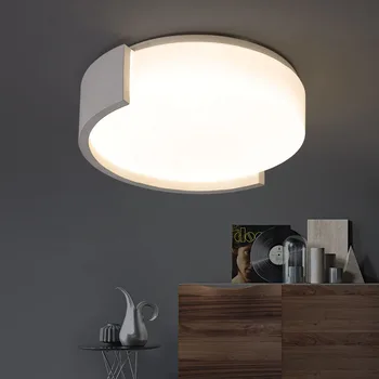 

Creative Art Bedroom lamp Warm Romantic Simple Northern Europe Living room Room Marriage room ceiling light White Acrylic LED