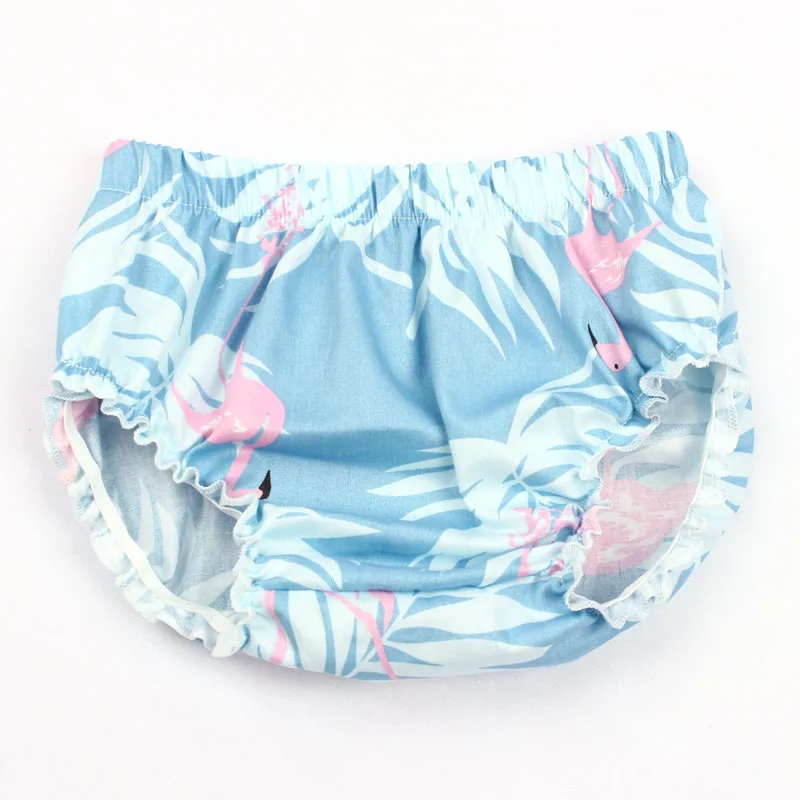 Boy Girl Cotton Bloomers Flamingos Infant Ruffle Shorts Newborn Gift Children Clothes (5)
