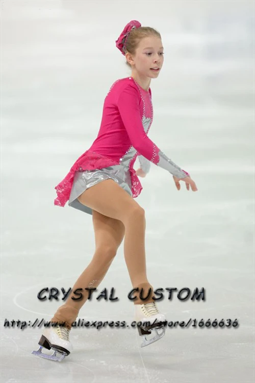 

Custom Figure Skating Dress Graceful New Brand Women Ice Skating Dresses For Competition DR3877