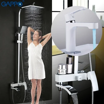 

GAPPO Bathtub faucets bath shower faucet set Bathroom mixer tap shower bathtub rainfall shower set waterfall robinet baignoire