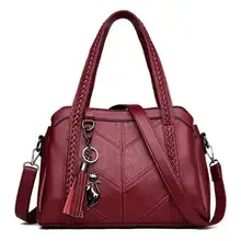 3 большой емкости карман кисточкой Tote Роскошные Spiraea для женщин плеча курьерские Сумки Дизайнер Высокое качество кожаная сумка милый кот