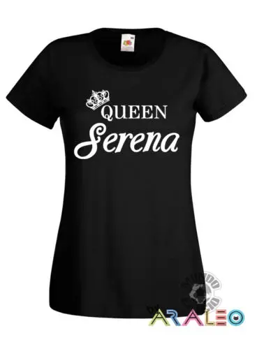 Футболка с изображением королевы Nome и Реджи Maglietta Maglia Donna женская футболка blk