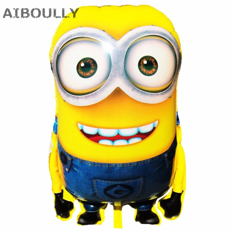 

Large Cartoon Minions animal Cartoon Figure Foil Balloon Minions Foil balloon for boy girl kids brithday party decoration