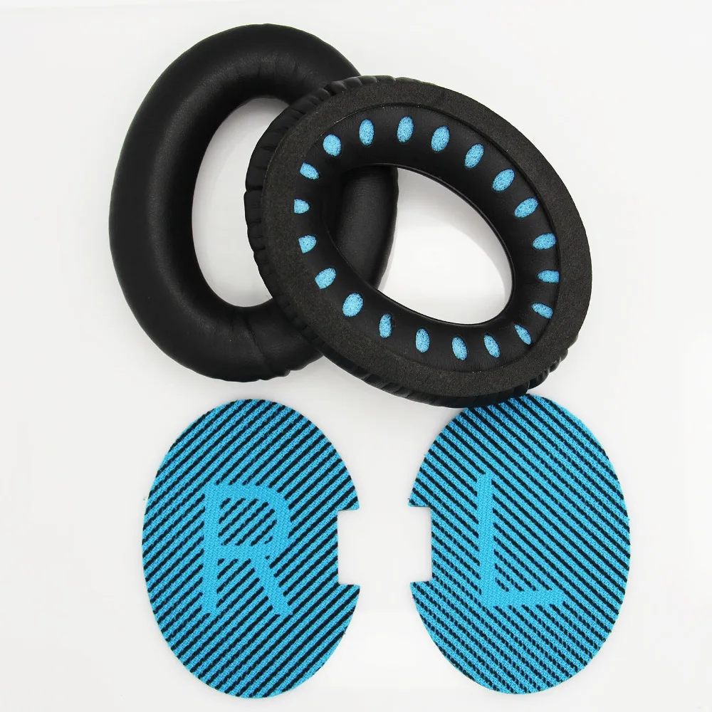 

1 Pair of Replacement Leather Ear Pads Earpad Cushions Ear Cover for QC25 QC2 QC15 AE2 AE2i AE2w Headphones