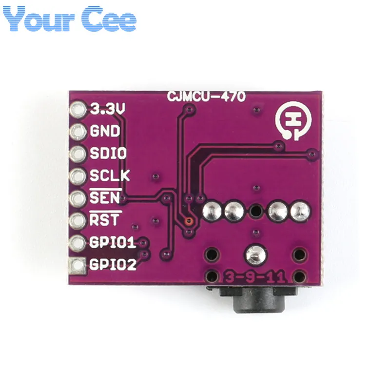 Si4703 FM Tuner Evaluation Board Radio Tuner Development Board Module with 3.5MM Headphone Audio Jack (7)