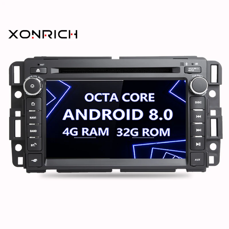 8.0 Android Car Radio Stereo Audio GPS Navigation For Chevrolet/Traverse/Tahoe/Suburban/GMC Car