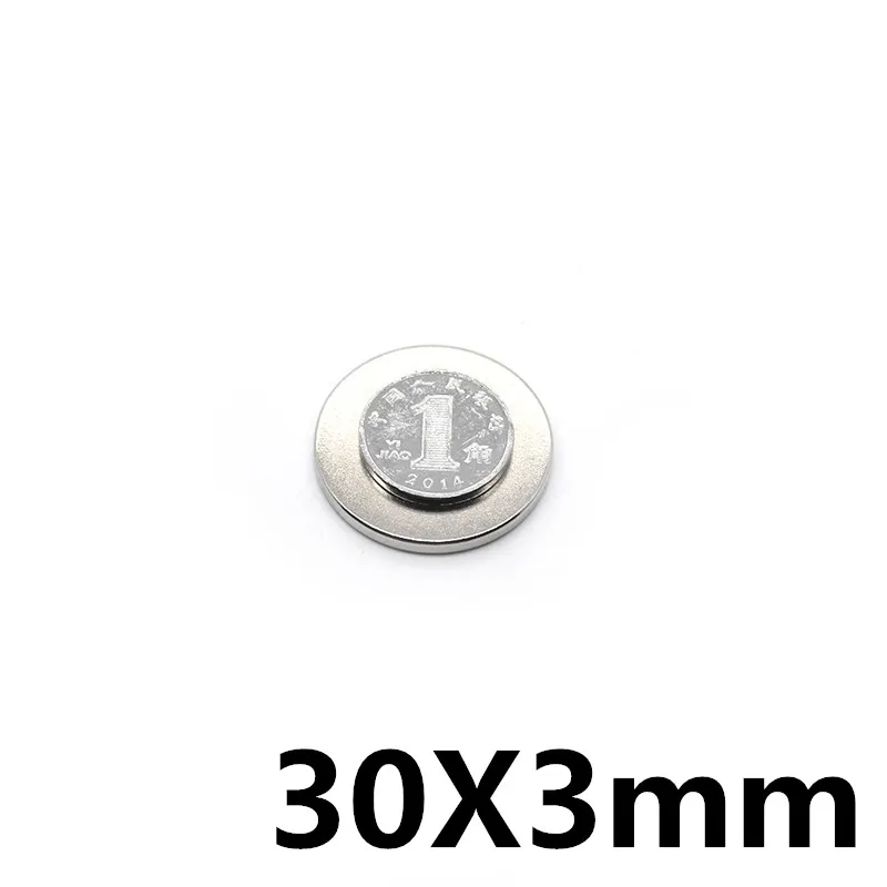 

2pcs 30x 3 mm N35 Strong Neodymium Magnets 30mmx3mm Automobile Engine Oil Filter Strong Magnet Economizer Craft